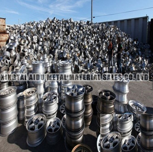 Scrap aluminum wheel