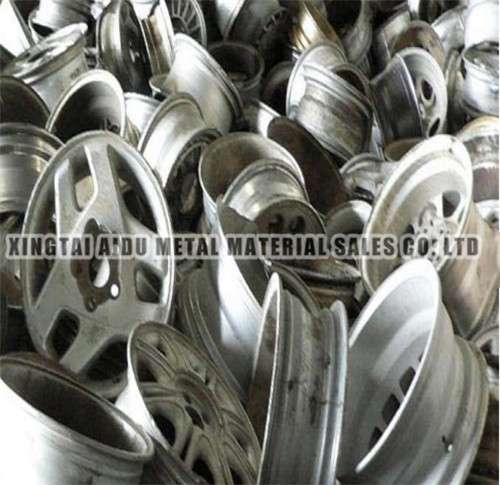 Scrap aluminum wheel