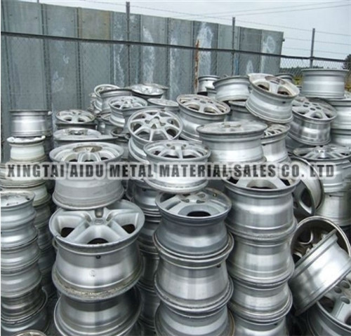 Scrap aluminum wheel