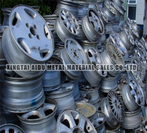 Scrap aluminum wheel