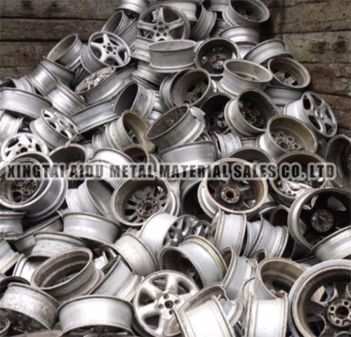 Scrap aluminum wheel