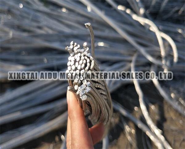 Scrap aluminium wire